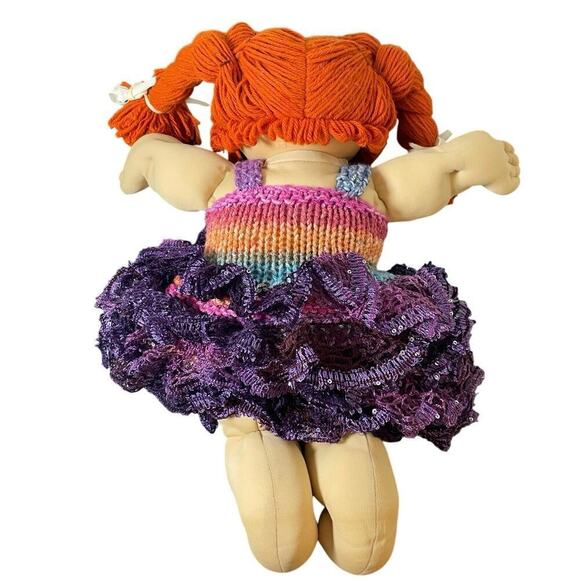 VTG 1982 CABBAGE PATCH DOLL RED HAIR BLUE EYES DIMPLES RED CHEEKS COLLECTIBLE - Picture 13 of 15
